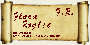 Flora Roglić vizit kartica